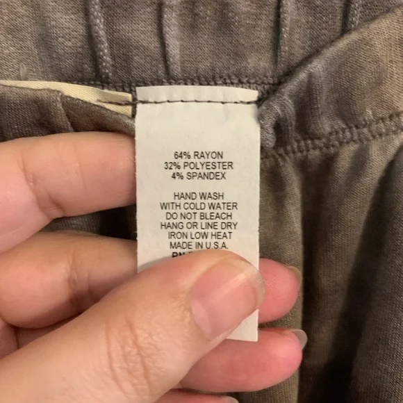 Charcoal/brown Baby French Terry Sweatpants - Picture 12 of 15